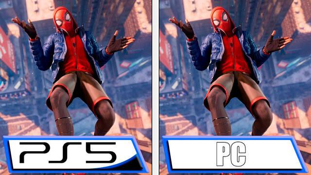 Comparativa Spider-Man: Miles Morales, PS5 VS PC