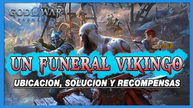 God of War Ragnarok: Un funeral vikingo, ubicaci�n, soluci�n y recompensas - God of War: Ragnarok