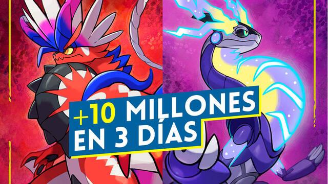 Pokémon Escarlata y Púrpura ha vendido 10 millones de juegos en los tres primeros días