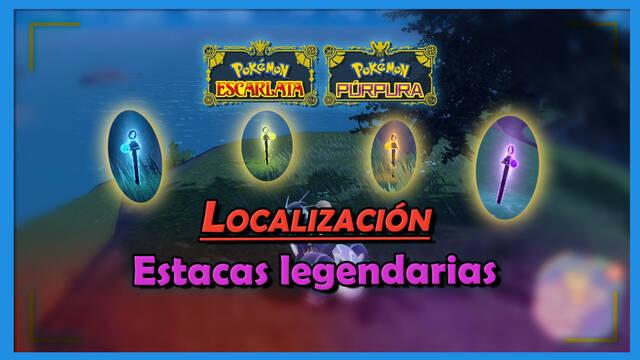 TODAS las estacas legendarias en Pokémon Escarlata y Púrpura (Localización) - Pokémon Escarlata y Púrpura