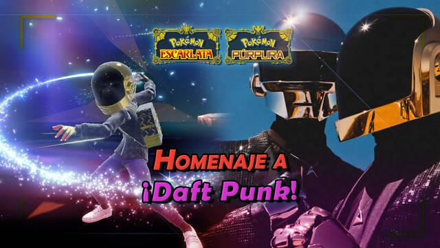 Pokémon Escarlata y Púrpura esconden un homenaje a los cascos de Daft Punk