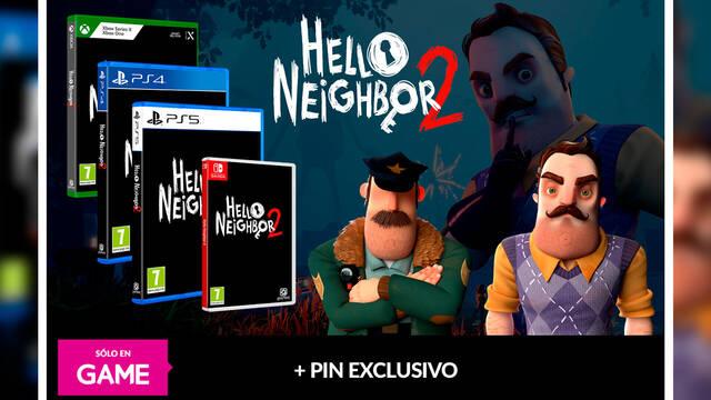 Hello Neighbor 2 para reservar en GAME con regalo de pin exclusivo