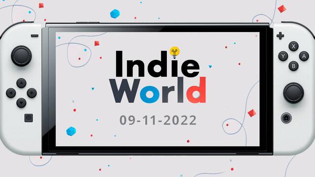Nuevo Indie World de Nintendo Switch el 9 de noviembre.
