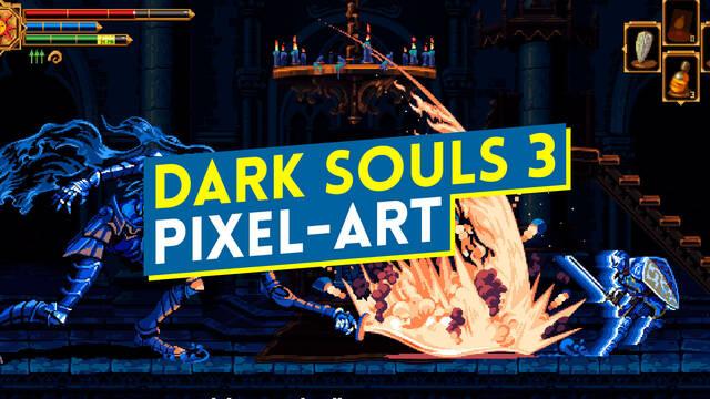 Dark Souls 3 pixel-art cancelado 2D metroidvania oficial