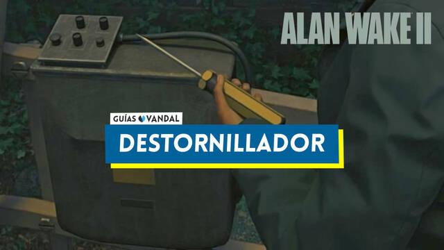 Alan Wake 2: Cómo conseguir el destornillador - Alan Wake 2
