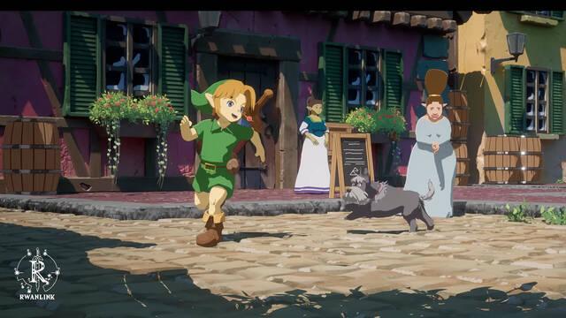 Un fan de Zelda crea un vídeo de Ocarina Of Time a lo Ghibli en Unreal Engine 5