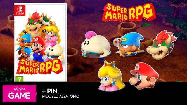 Ya se puede reservar Super Mario RPG en GAME con pin exclusivo de regalo.