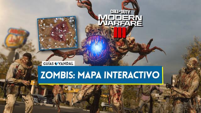 Mapa interactivo de Zombis en CoD Modern Warfare 3 (2023): Armas, secretos y más... - Call of Duty: Modern Warfare 3 (2023)
