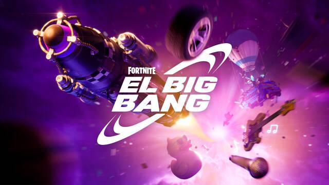 Anunciado oficialmente 'El Big Bang', el próximo gran evento de Fortnite.