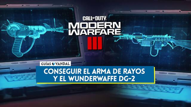 Arma de rayos y Wunderwaffe DG-2 en CoD MW 3 Zombis: Cómo conseguir los esquemas - Call of Duty: Modern Warfare 3 (2023)