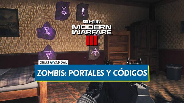CoD MW 3 Zombis: Todos los portales y c�digos de teletransporte (Localizaciones) - Call of Duty: Modern Warfare 3 (2023)