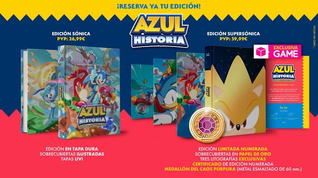 Azul historia: La g�nesis de Sonic el erizo - Reservar en GAME