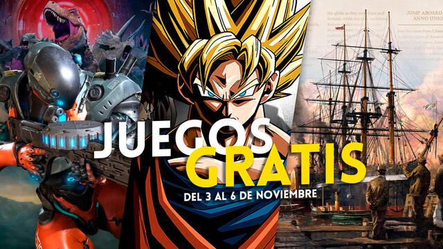 Juegos gratis del fin de semana del 3 al 6 de noviembre de 2023.