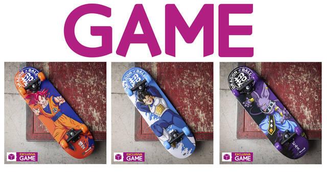 Ya se pueden reservar las alucinantes tablas de skate de Dragon Ball exclusivas de GAME
