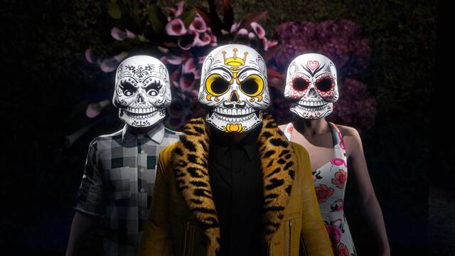 Máscaras sobre el Día de Muertos en GTA Online y triple de recompensas en Jauría de Caza