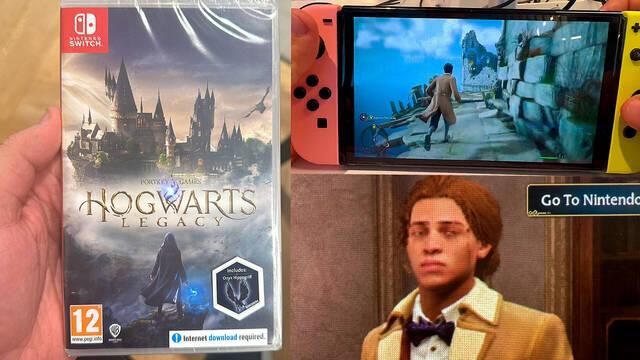 Primer gameplay filtrado de Hogwarts Legacy en Switch.