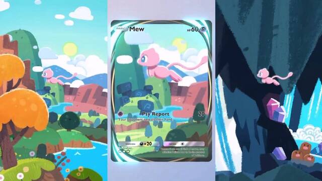 As� es la preciosa carta secreta de Mew que puedes conseguir en JCC Pok�mon Pocket