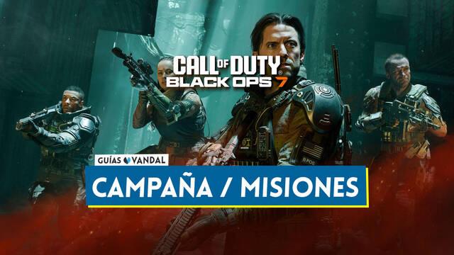 Campa�a de CoD Black Ops 7: Cu�nto dura y cu�ntas misiones tiene - Call of Duty: Black Ops 7