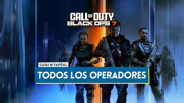 Todos los Operadores de CoD Black Ops 7: C�mo conseguirlos y caracter�sticas - Call of Duty: Black Ops 7