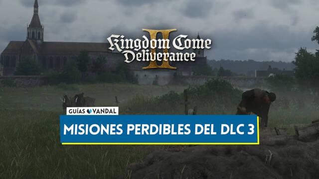 Todas las misiones perdibles del DLC Mysteria Ecclesiae en Kingdom Come Deliverance 2 - Kingdom Come: Deliverance II