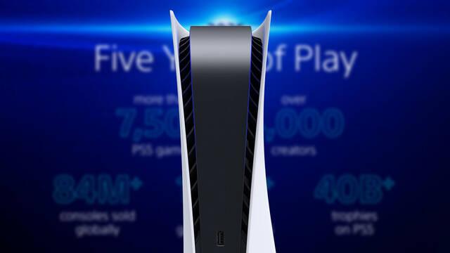 PS5 cumple 5 a�os y Sony presume de cifras: m�s de 84 millones de consolas vendidas y 7.500 juegos en el mercado