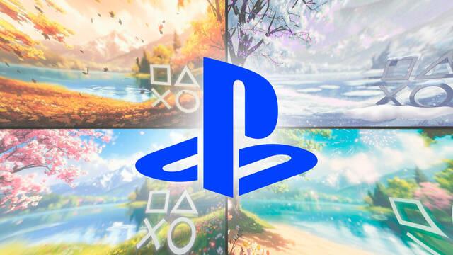 Centro de bienvenida de PS5 con nuevo fondo din�mico y widget