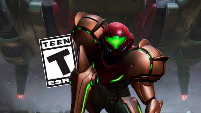 Metroid Prime 4: Beyond calificaci�n ESRB con descripci�n sobre el juego y su violencia