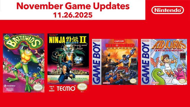 Ya disponibles dos nuevos clásicos de NES y otros dos de Game Boy en Nintendo Switch Online