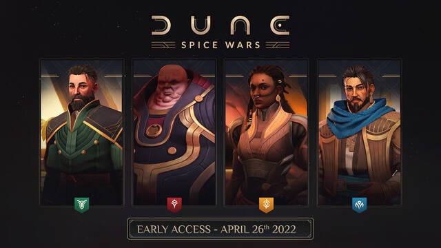 Dune Spice Wars: fecha de lanzamiento y duración del acceso anticipado