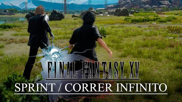 Truco para tener sprint / correr infinito en Final Fantasy XV - Final Fantasy XV