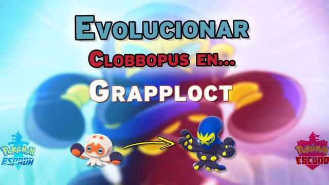 Cómo evolucionar a Clobbopus en Grapploct en Pokémon Espada y Escudo