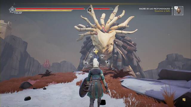 Madre de las profundidades en Ashen al 100% - Ashen