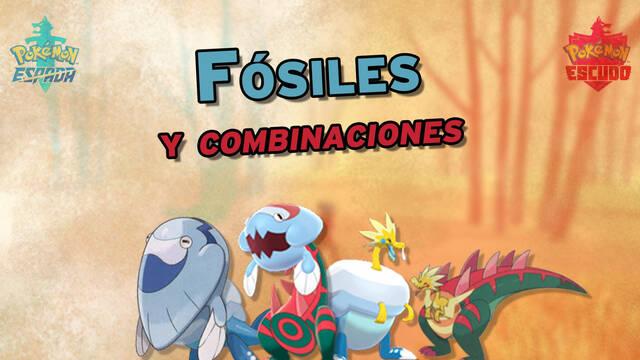 Fósiles en Pokémon Espada y Escudo: Localización y combinaciones