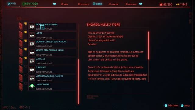 Huele a Tygre en Cyberpunk 2077 al 100% - Cyberpunk 2077