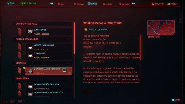 Cazar al monstruo en Cyberpunk 2077 al 100% - Cyberpunk 2077