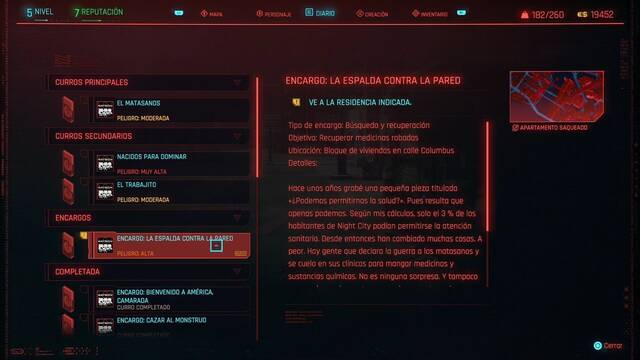 La espalda contra la pared en Cyberpunk 2077 al 100% - Cyberpunk 2077