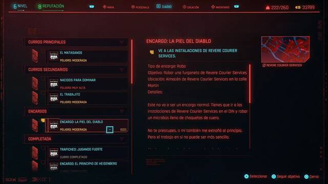 La piel del diablo en Cyberpunk 2077 al 100% - Cyberpunk 2077
