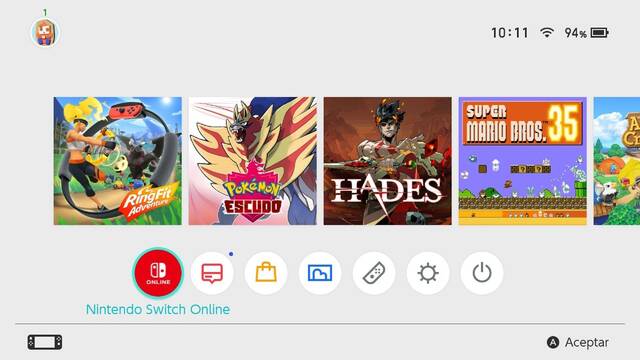 Nintendo Switch Online actualización 11.0.0