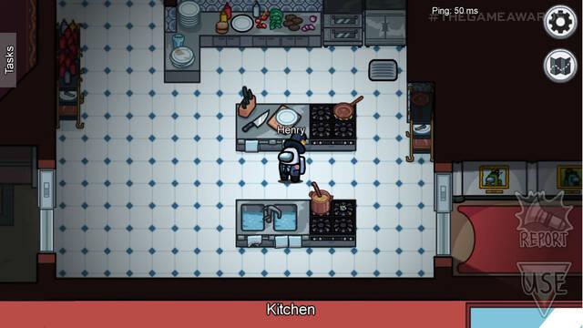 Among Us The Airship nuevo mapa gameplay tr�iler the game awards