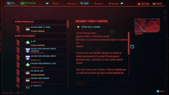 Tygres y buitres en Cyberpunk 2077 al 100% - Cyberpunk 2077