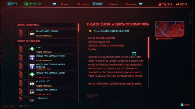 Quiero la cabeza de Gustavo Orta en Cyberpunk 2077 al 100% - Cyberpunk 2077