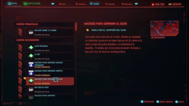 Nacidos para dominar: el Glen en Cyberpunk 2077 al 100% - Cyberpunk 2077