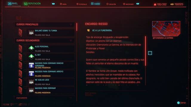 Riesgo en Cyberpunk 2077 al 100% - Cyberpunk 2077