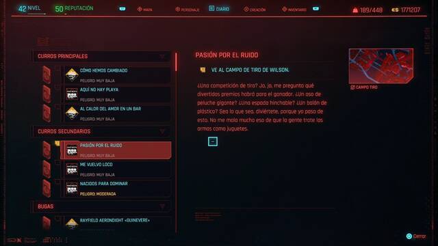 Pasi�n por el ruido en Cyberpunk 2077 al 100% - Cyberpunk 2077
