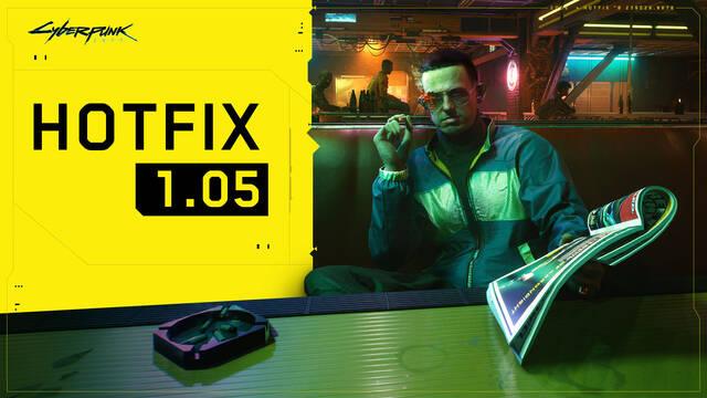 Llega el hotfix 1.05 a Cyberpunk 2077