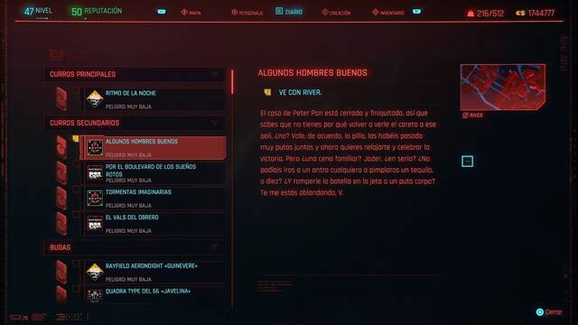 Algunos hombres buenos en Cyberpunk 2077 al 100% - Cyberpunk 2077