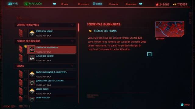 Tormentas imaginarias en Cyberpunk 2077 al 100% - Cyberpunk 2077