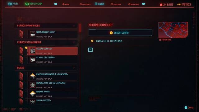 Second conflict en Cyberpunk 2077 al 100% - Cyberpunk 2077