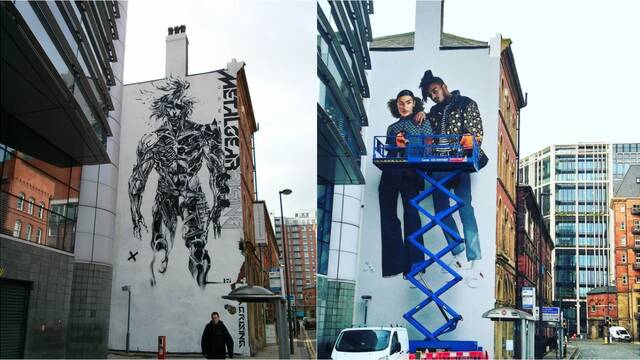 Borran un mural de Metal Gear Rising
