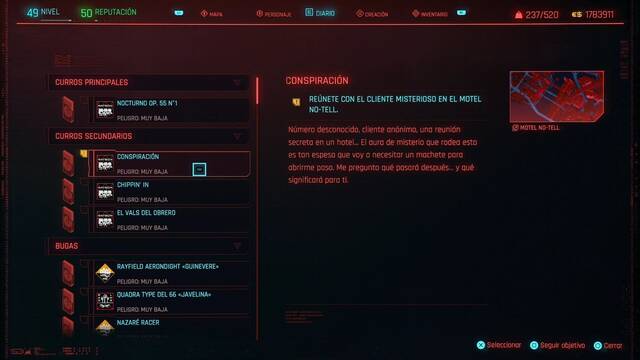 Conspiraci�n en Cyberpunk 2077 al 100% - Cyberpunk 2077